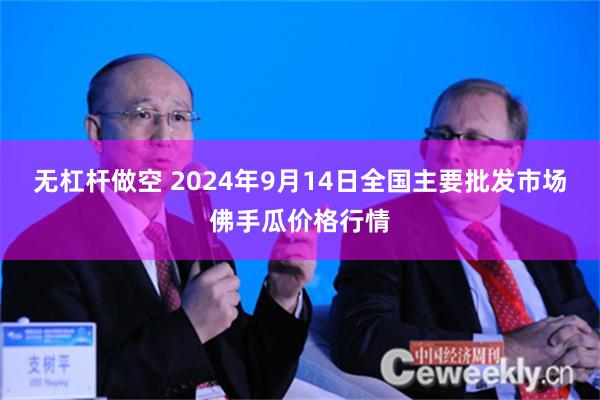 无杠杆做空 2024年9月14日全国主要批发市场佛手瓜价格行情